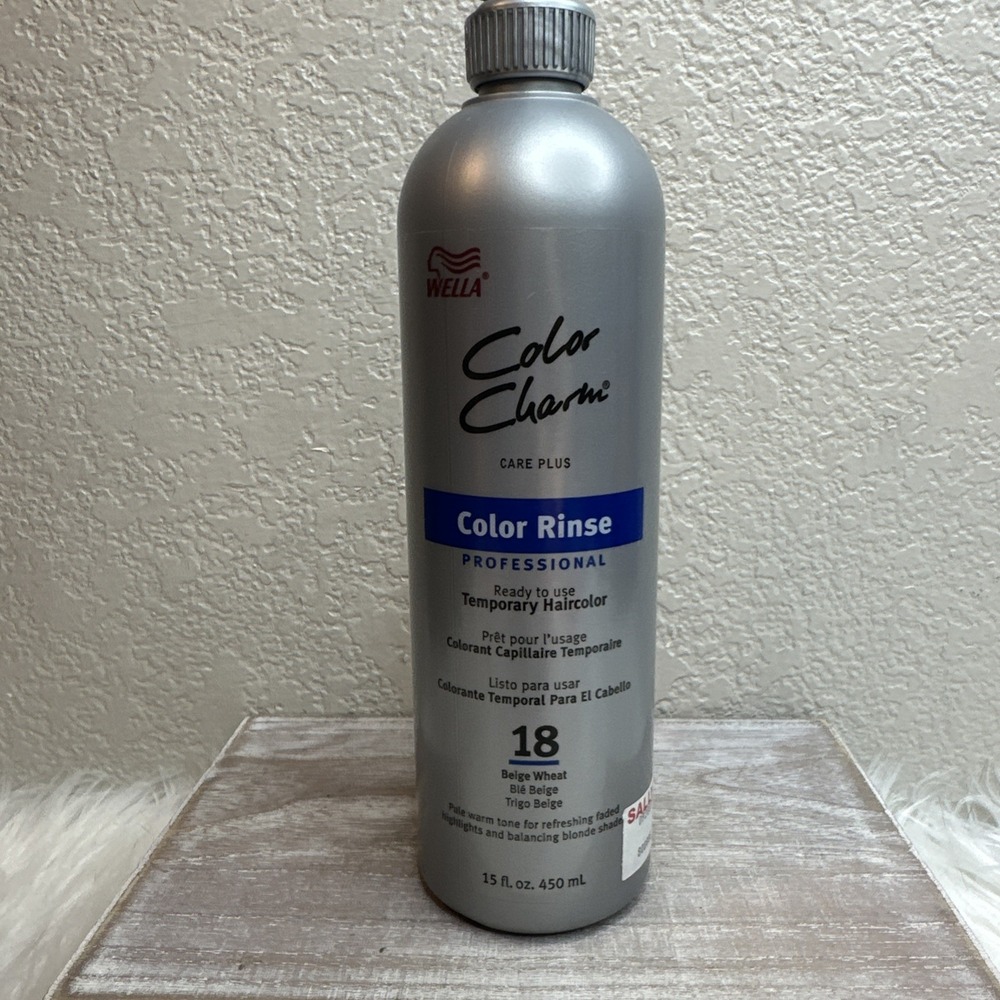 $36 🌙 WELLA Color CHARM COLOR RINSE BEIGE WHEAT 18 NEW